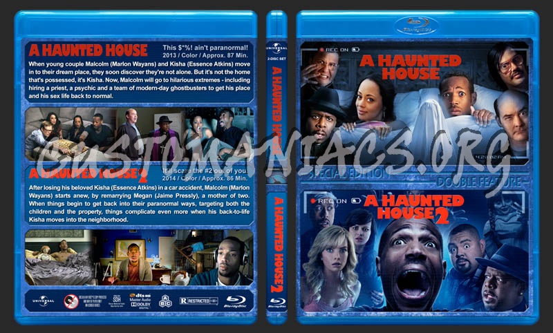 A Haunted House Double Feature blu-ray cover