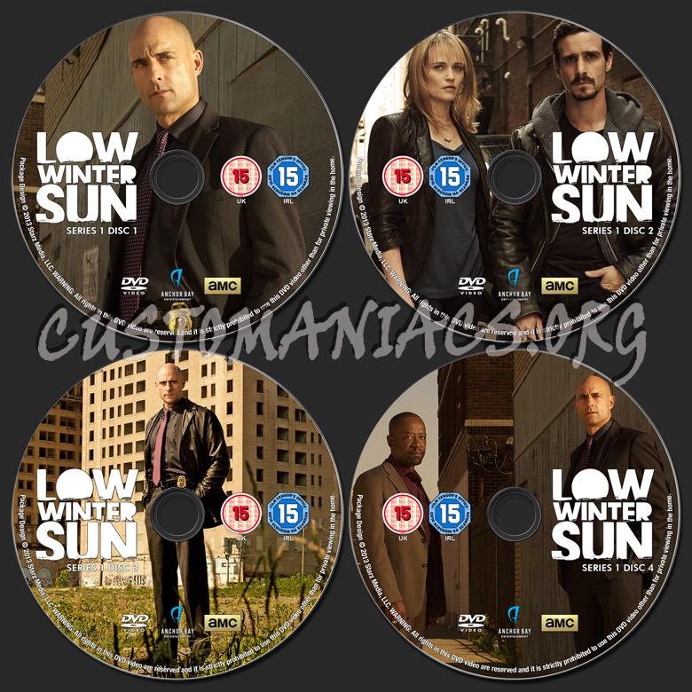 Low Winter Sun Series 1 dvd label