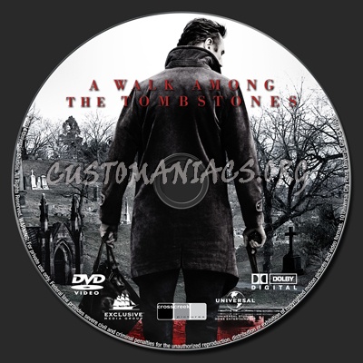 A Walk Among The Tombstones dvd label