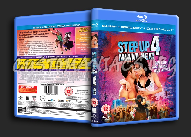 Step Up 4 Miami Heat blu-ray cover