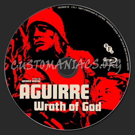 Aguirre Wrath of God blu-ray label