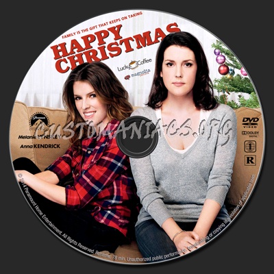 Happy Christmas dvd label