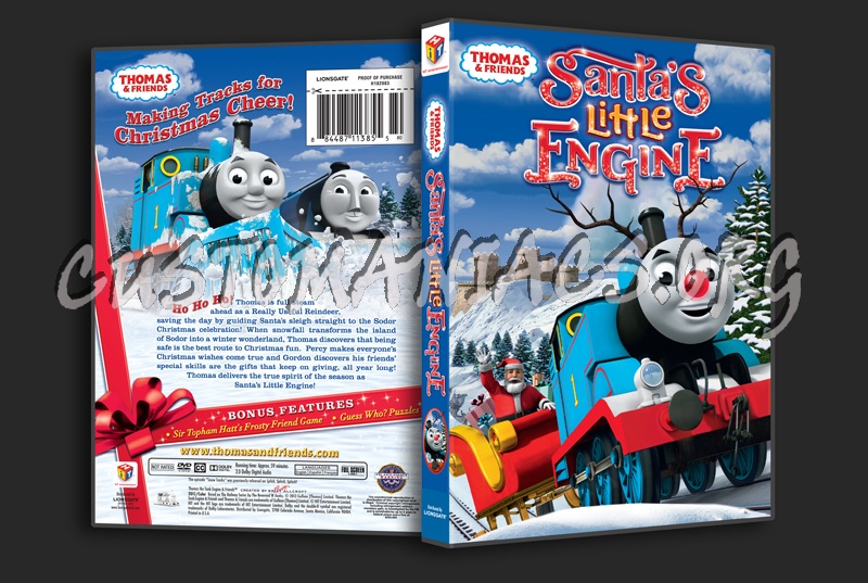 Thomas & Friends Santa's Little Engine dvd cover