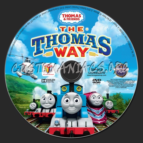 Thomas & Friends The Thomas Way dvd label