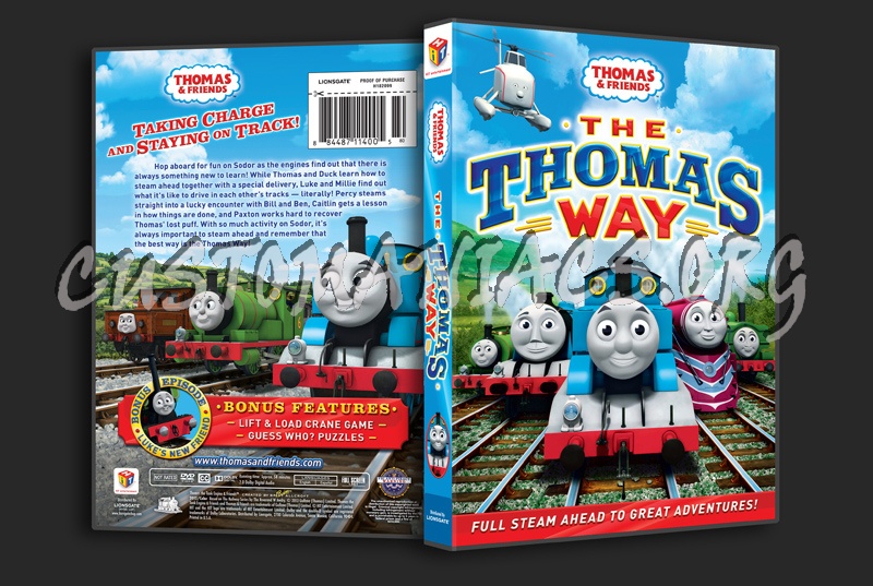 Thomas & Friends The Thomas Way dvd cover DVD Covers & Labels by