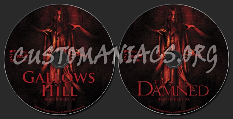 Gallows Hill (aka The Damned) dvd label