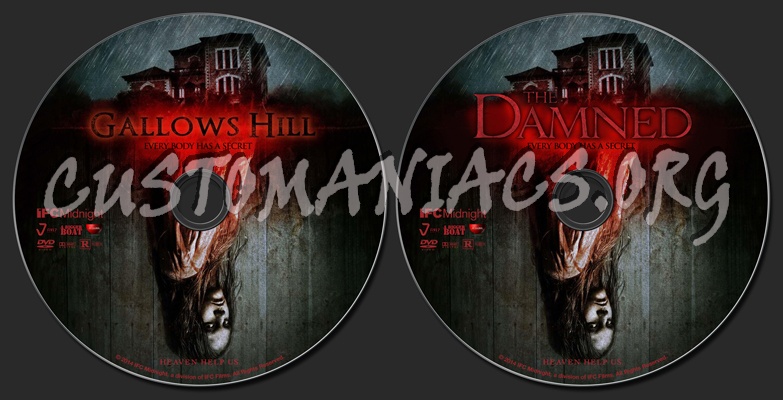 Gallows Hill (aka The Damned) dvd label