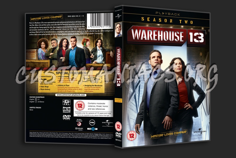 Warehouse 13 Season 2 dvd cover