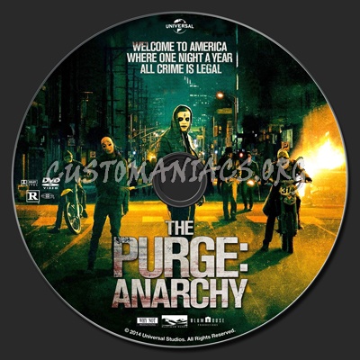 The Purge: Anarchy dvd label