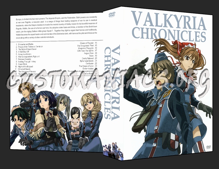 Valkyria Chronicles dvd cover