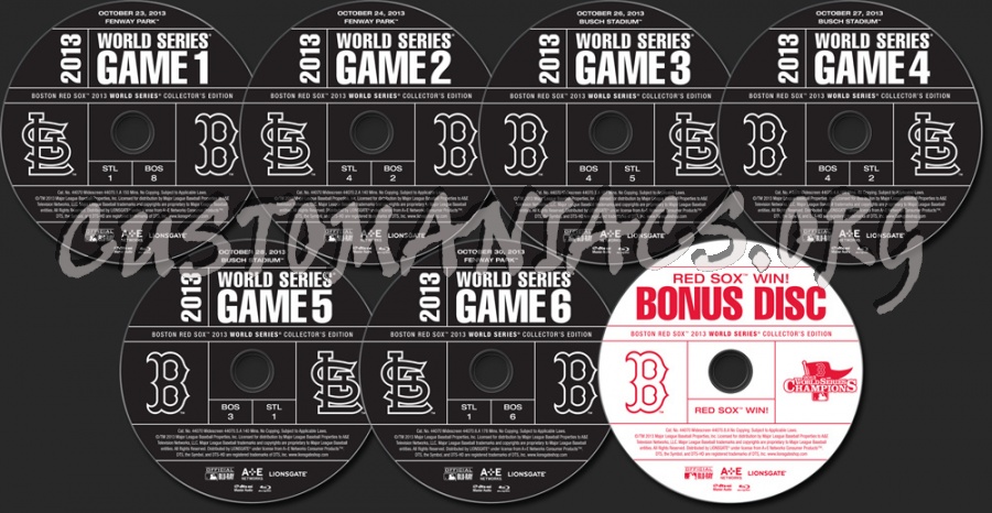 World Series 2013 Collector's Edition blu-ray label