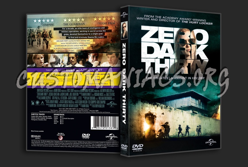 Zero Dark Thirty dvd cover