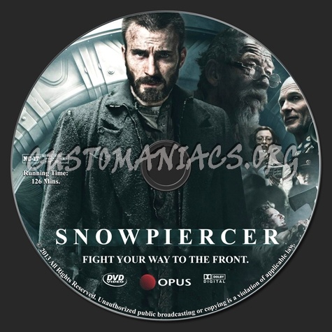 Snowpiercer dvd label