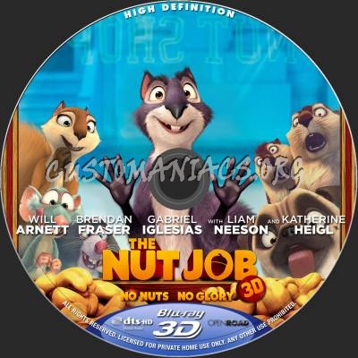 The Nut Job (2D+3D) blu-ray label