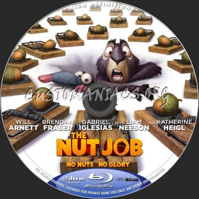 The Nut Job (2D+3D) blu-ray label