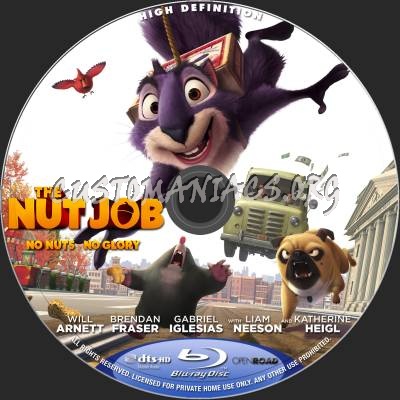 The Nut Job (2D+3D) blu-ray label