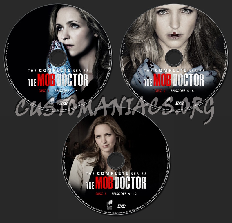 The Mob Doctor - Season 1 dvd label