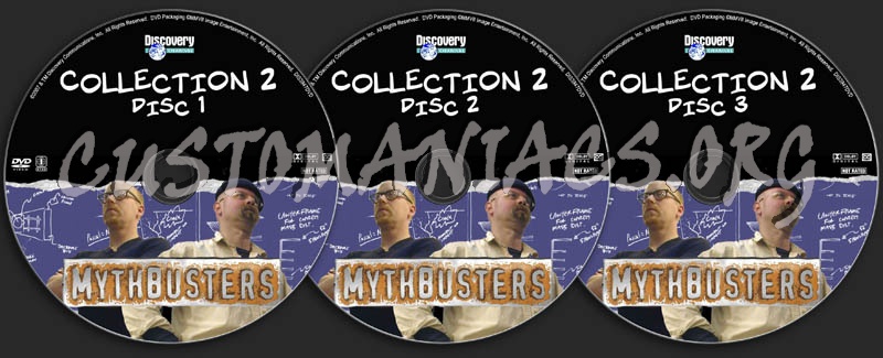 Mythbusters - Collection 2 dvd label