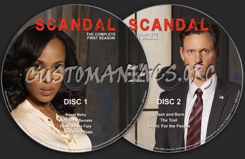 Scandal - Season 1 dvd label