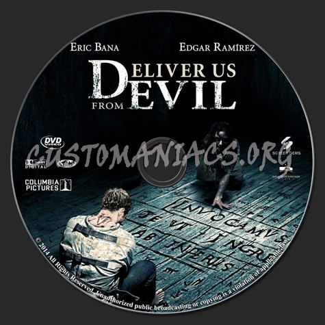 Deliver Us From Evil dvd label