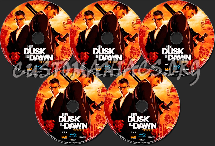 From Dusk Till Dawn The Series blu-ray label