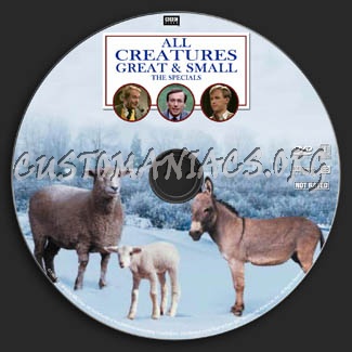 All Creatures Great & Small - The Specials dvd label