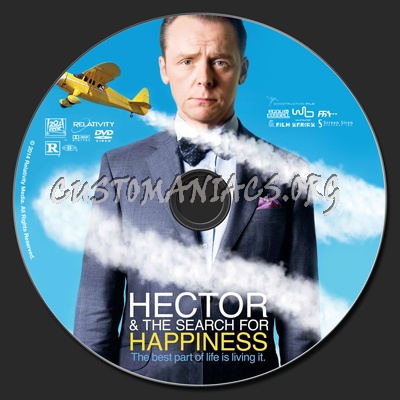 Hector & The Search For Happiness dvd label