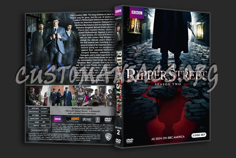 Ripper Street - Season 2 dvd cover