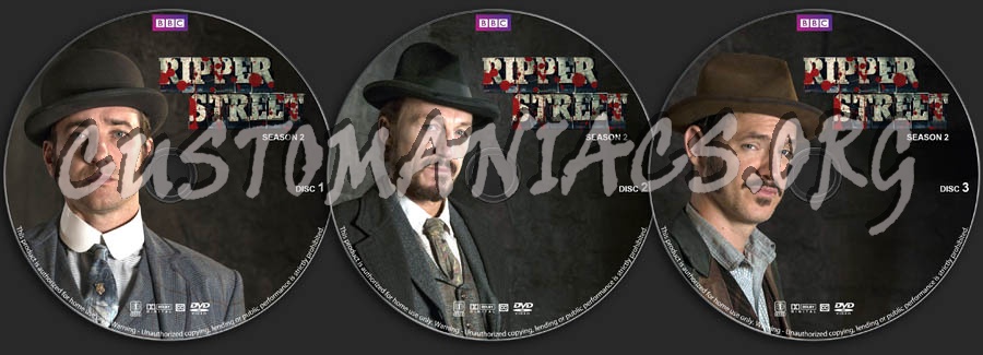 Ripper Street - Season 2 dvd label