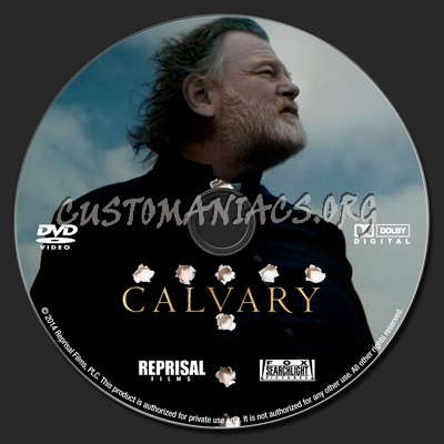 Calvary dvd label