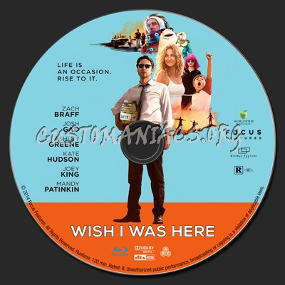 Wish I Was Here blu-ray label