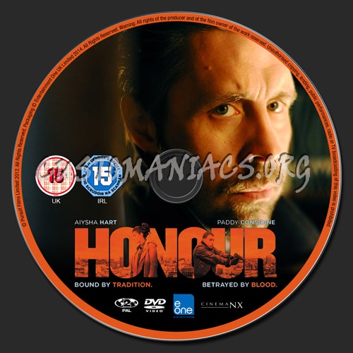 Honour dvd label