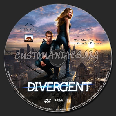 Divergent dvd label