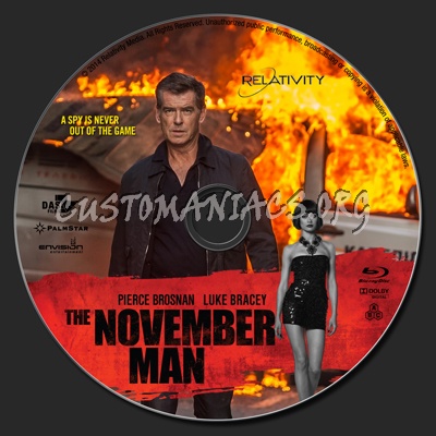 The November Man blu-ray label