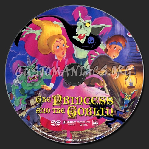 The Princess and the Goblin dvd label