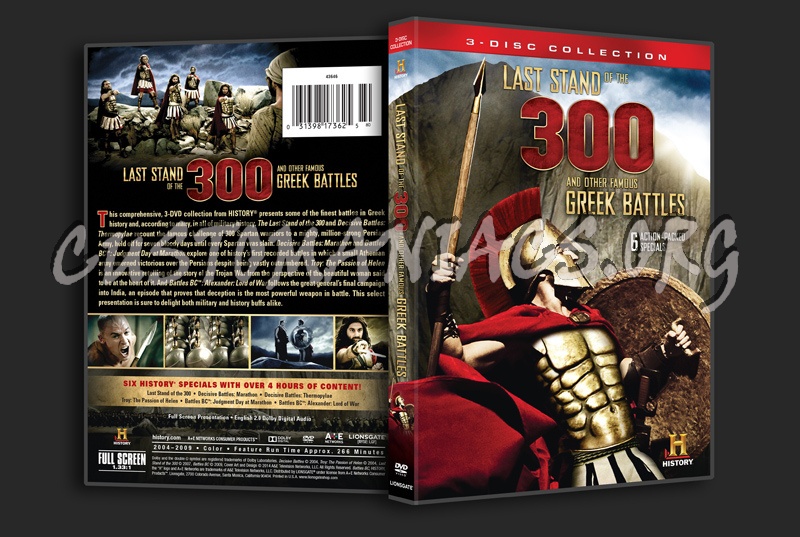 Last Stand of the 300 and Other Greek Battles dvd cover