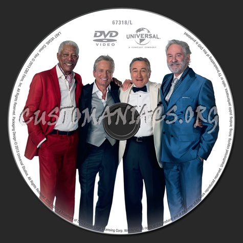 Last Vegas dvd label