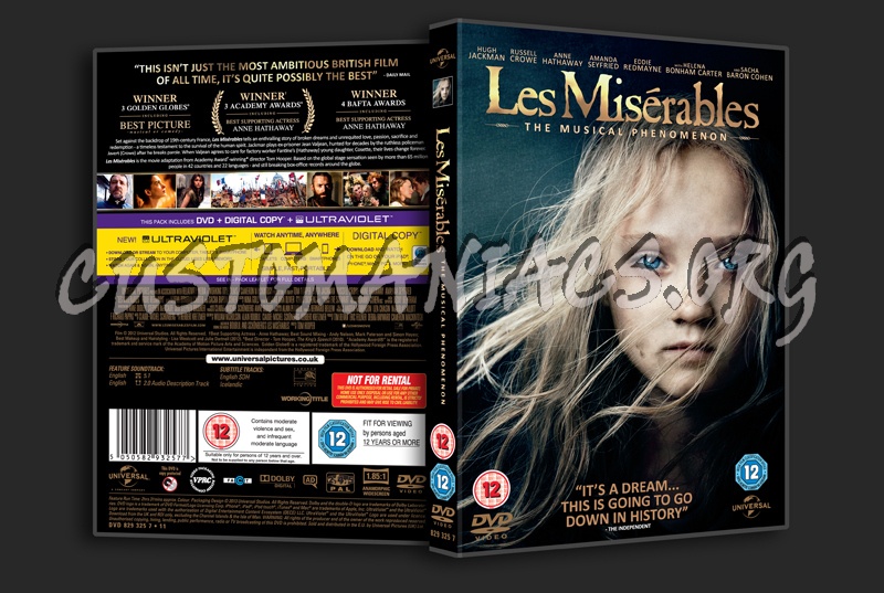 Les Miserables dvd cover