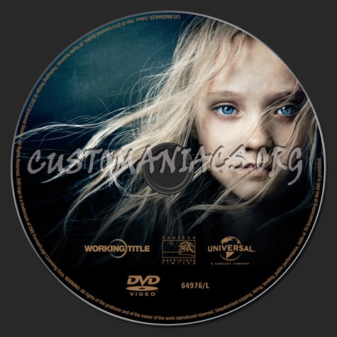 Les Miserables dvd label