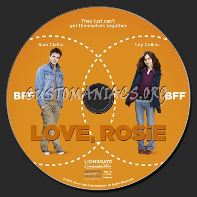 Love, Rosie blu-ray label