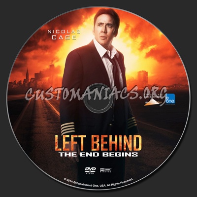 Left Behind (2014) dvd label