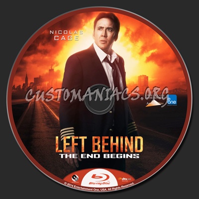 Left Behind (2014) blu-ray label