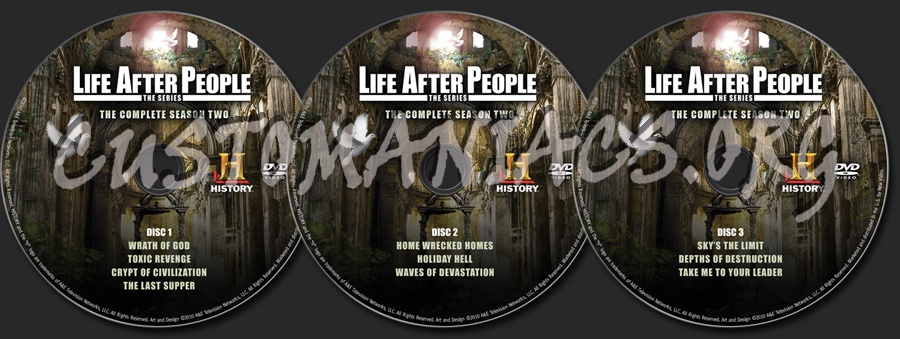 Life After People Season 2 dvd label