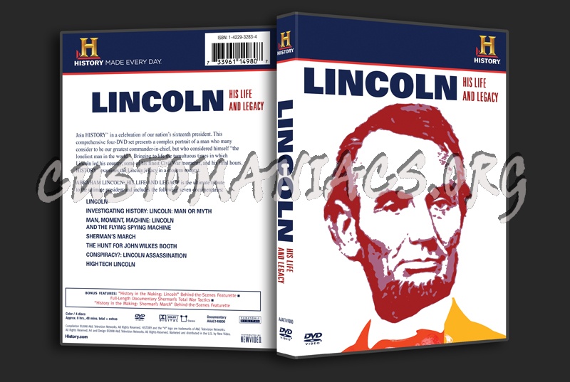 Lincoln His Life and Legacy dvd cover