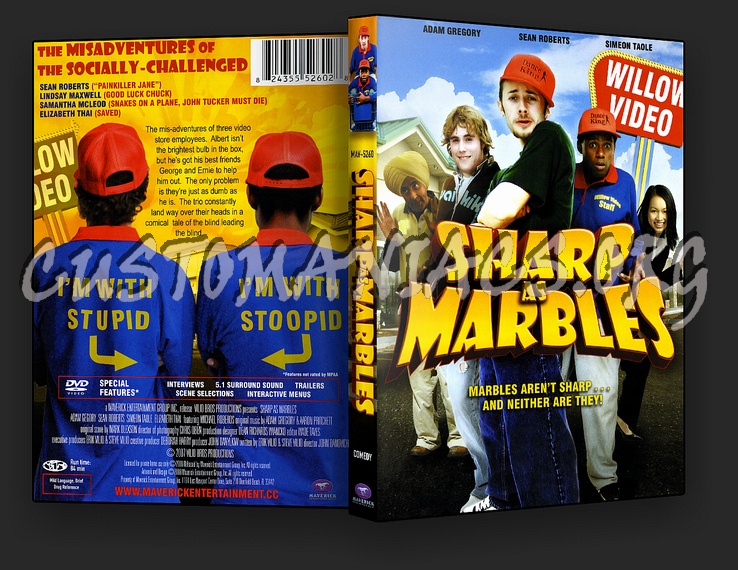 Sharp as Marbles dvd cover