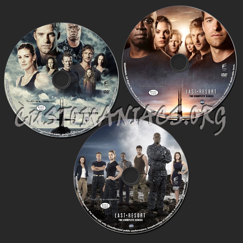 Last Resort - Season 1 dvd label