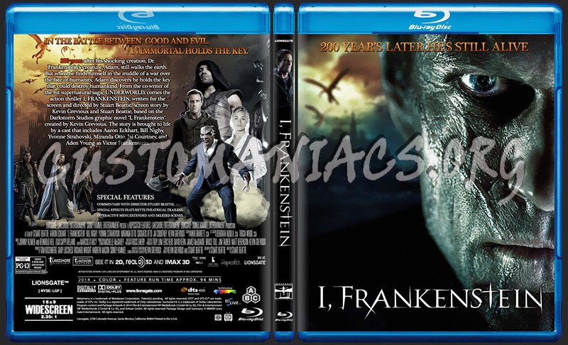 I Frankenstein blu-ray cover