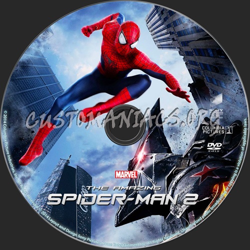 The Amazing Spider-Man 2 dvd label