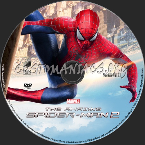 The Amazing Spider-Man 2 dvd label