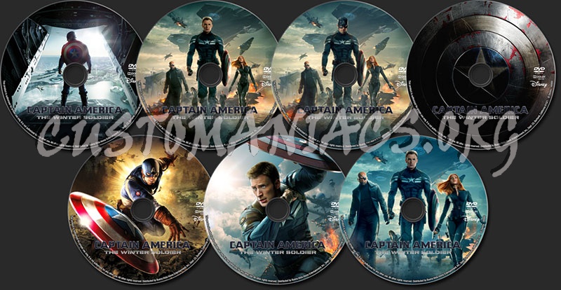 Captain America: The Winter Soldier dvd label